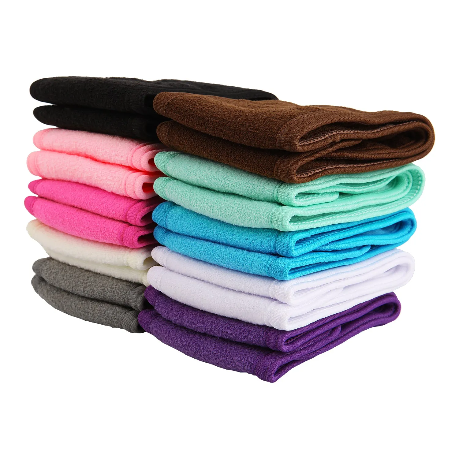 Adjustable wide headband for yoga spa makeup and showers