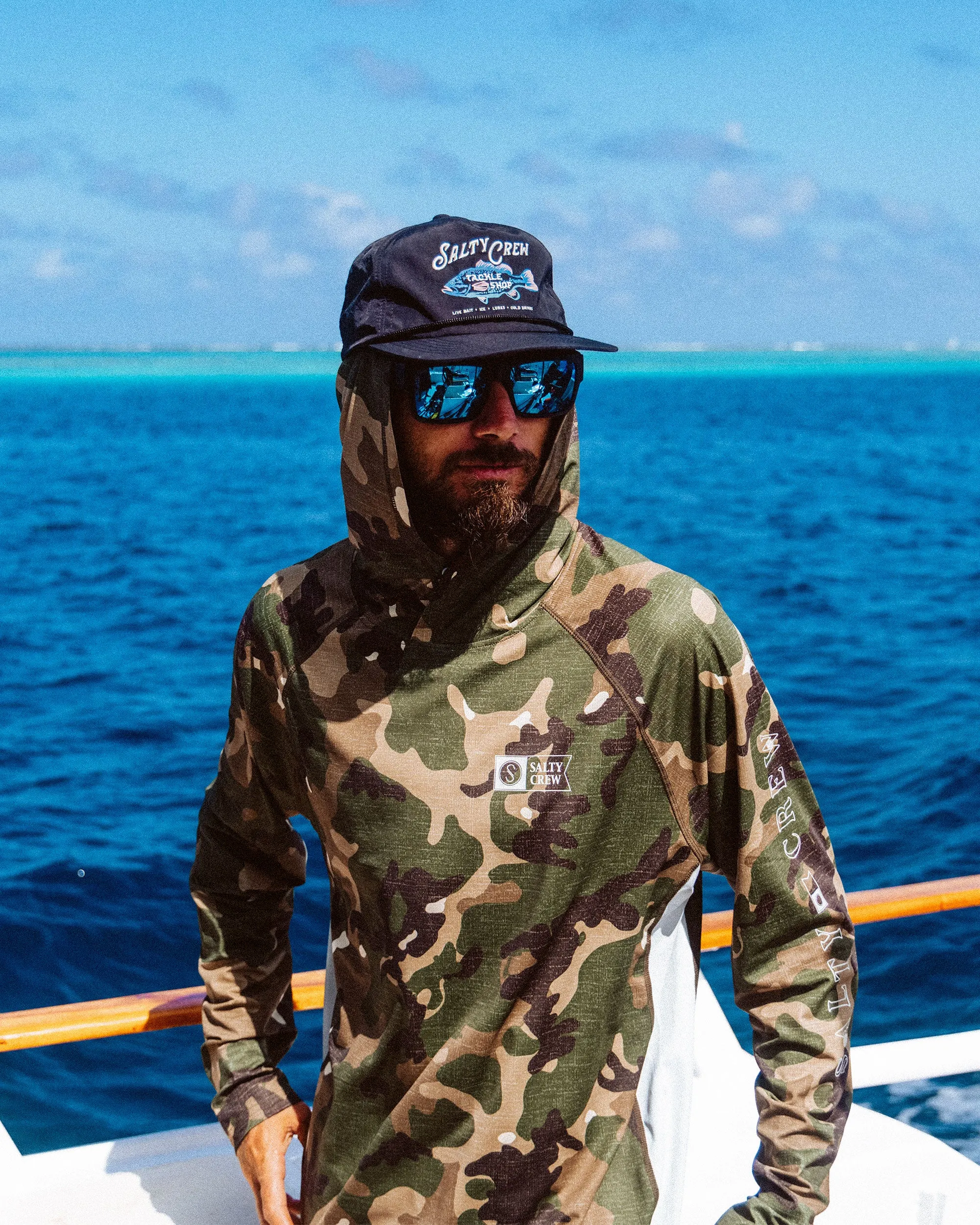 Apex Perforated Sunshirt Hoodie - Camo