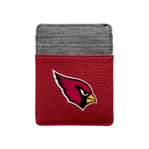 Arizona Cardinals Pebble Front Pocket Wallet