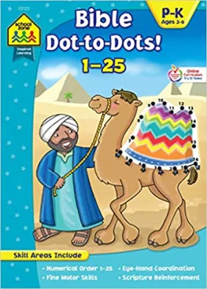 Bible Dot to Dots 1-25 by Linda Standke