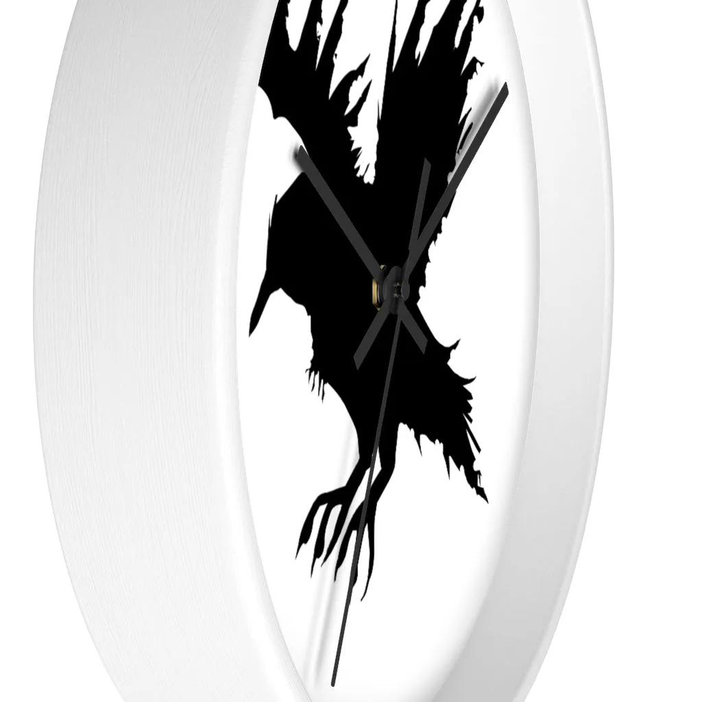 Black Crow Wall clock