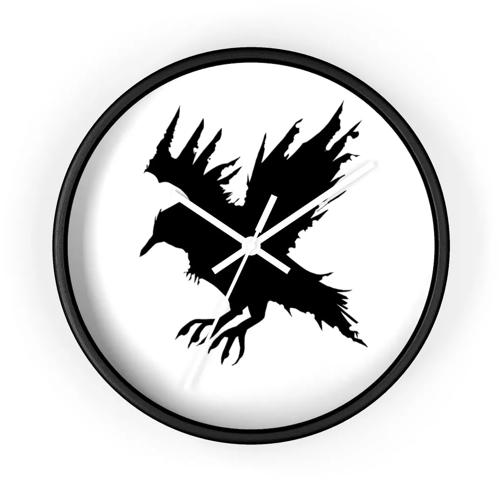 Black Crow Wall clock