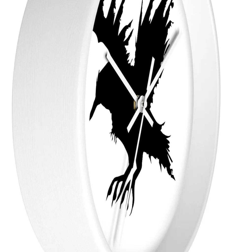 Black Crow Wall clock