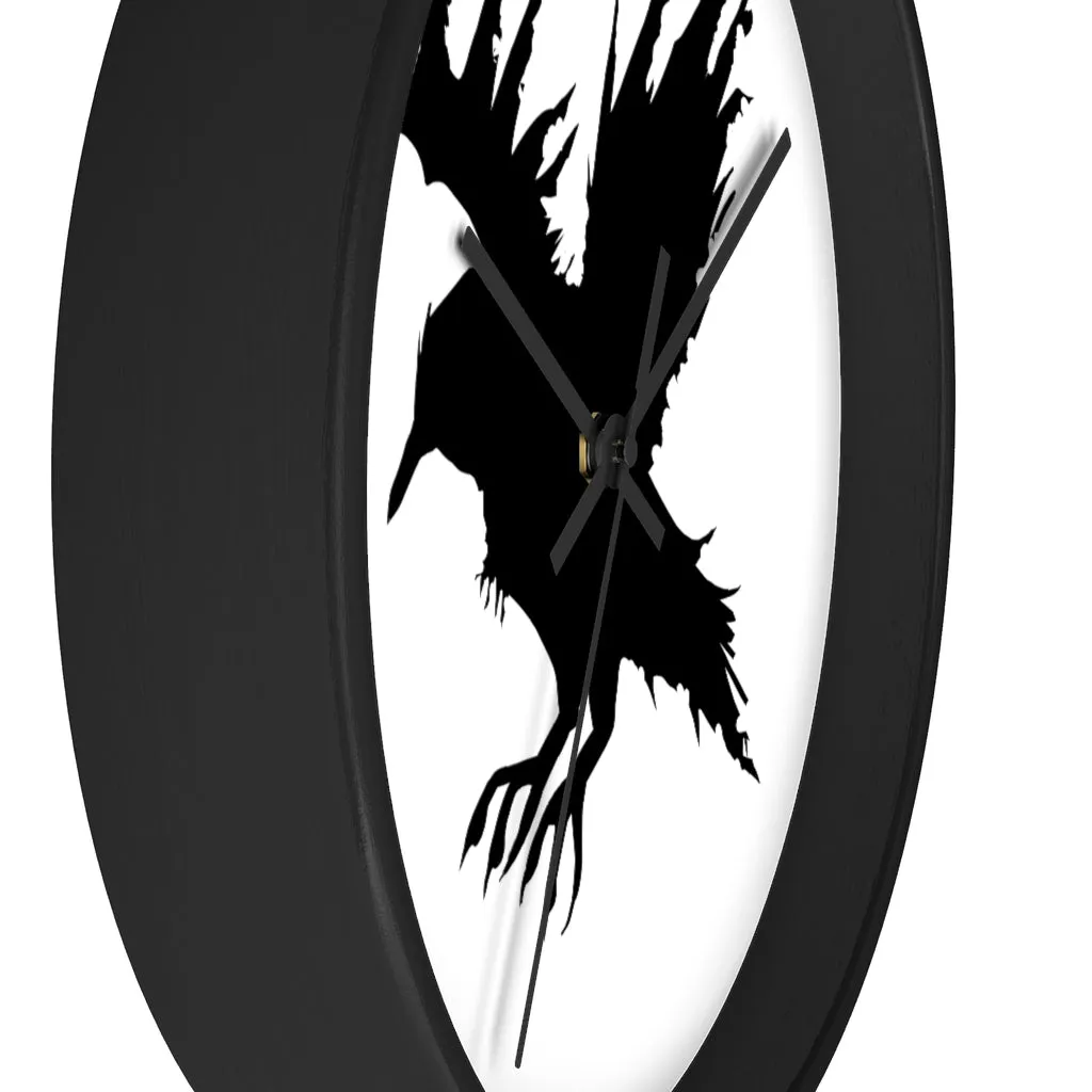 Black Crow Wall clock