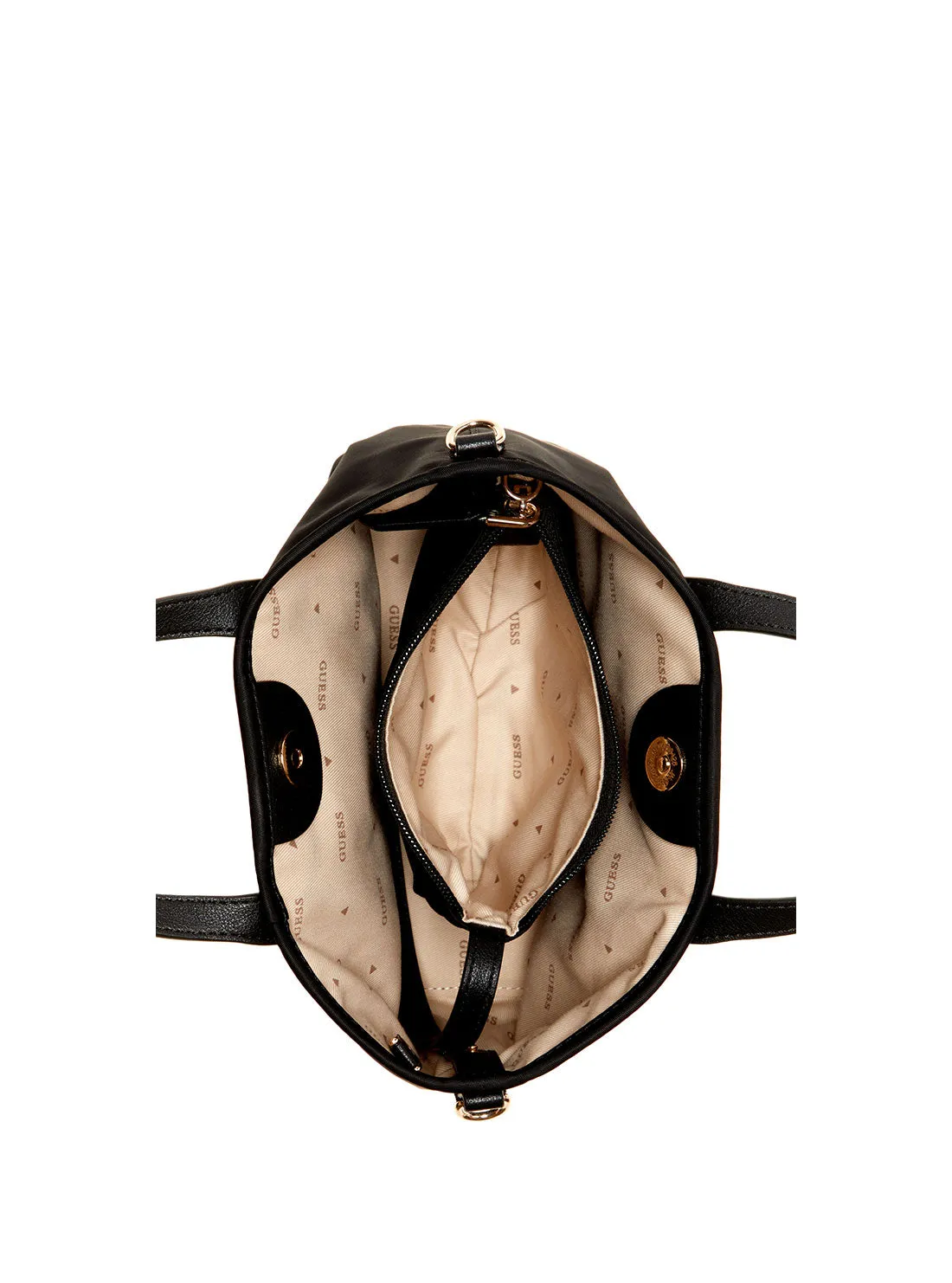 Black Latona Mini Tote Bag