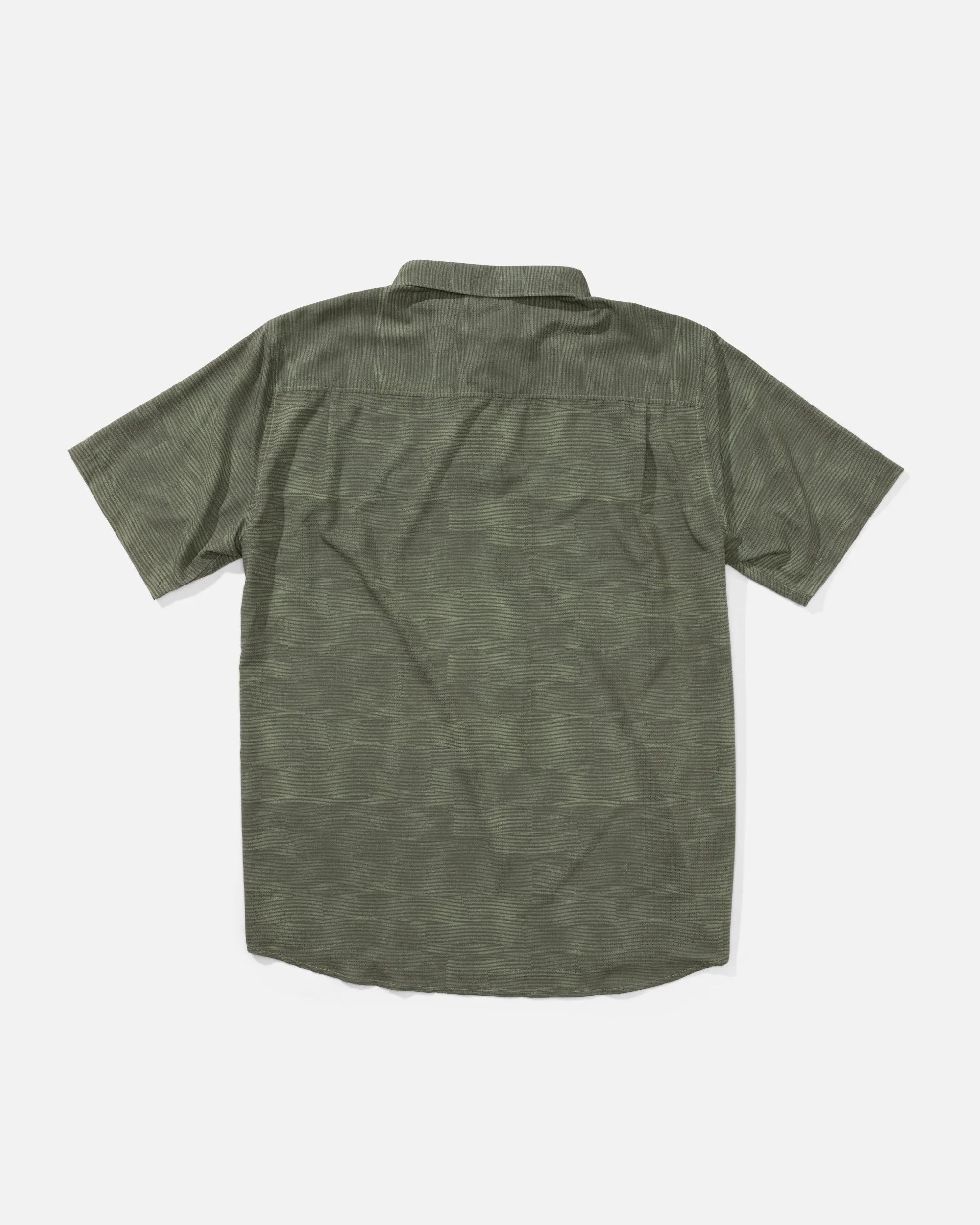 Breezer Perforated Polo - Oil Green
