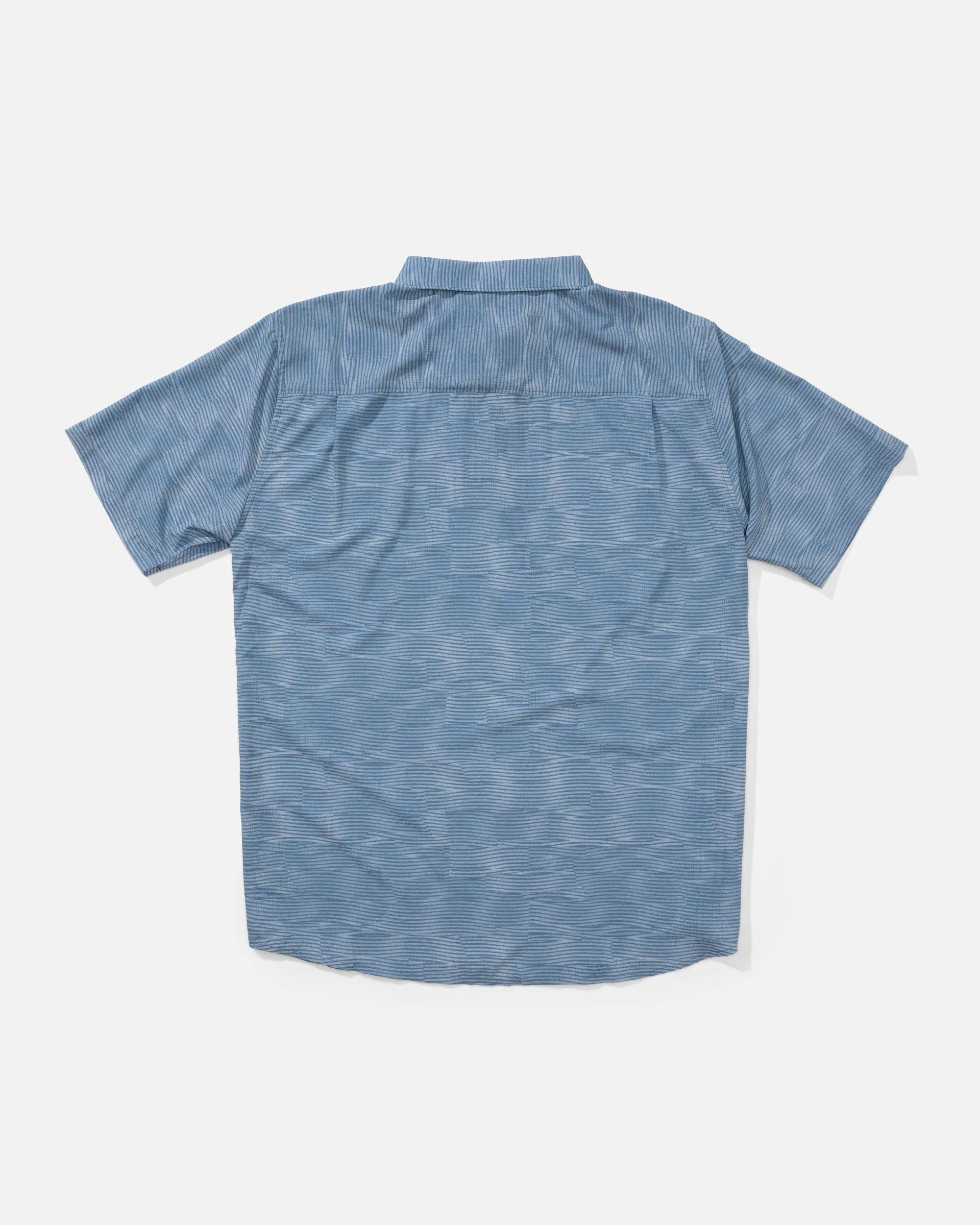Breezer Perforated Polo - Pilot Blue