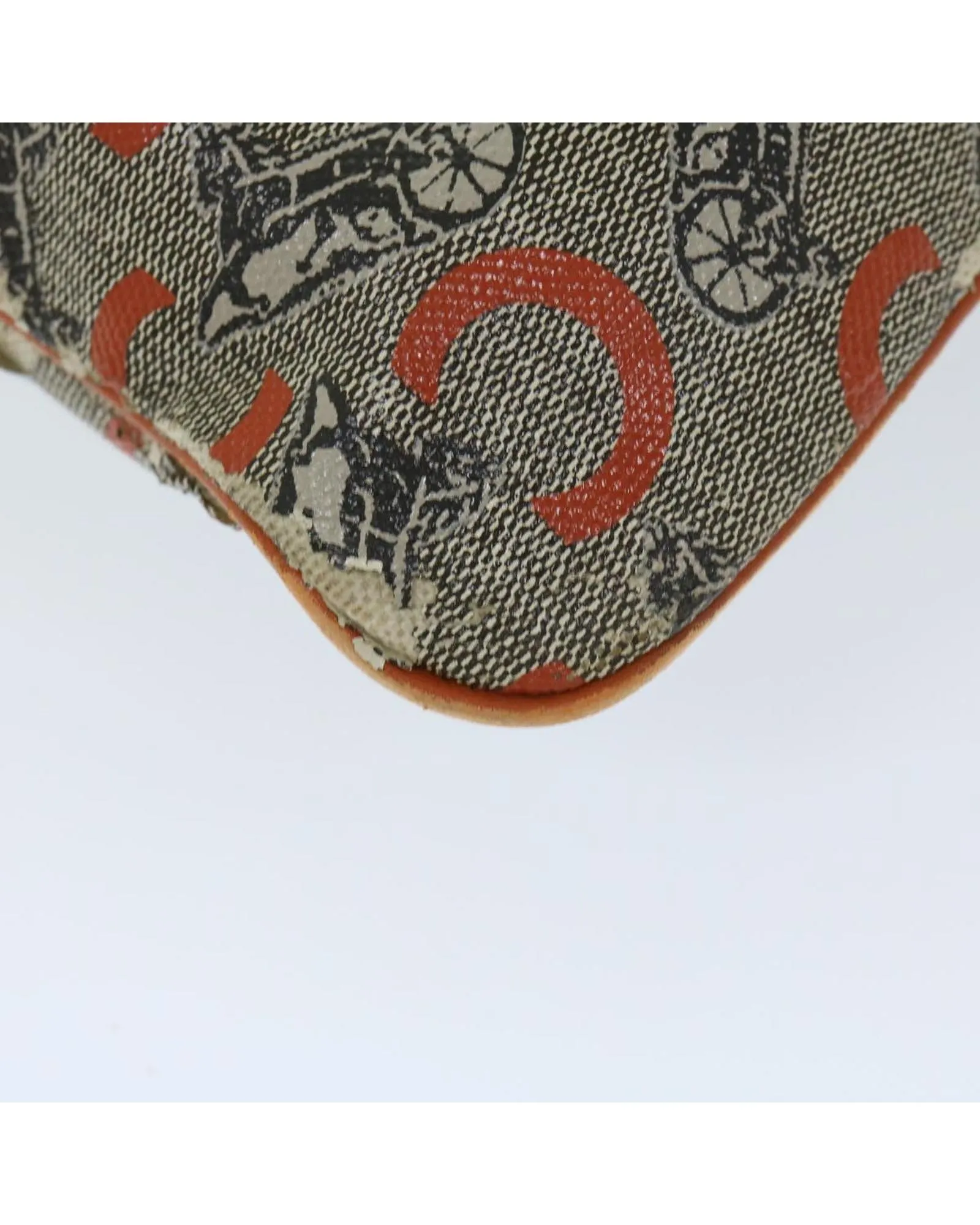 Canvas Shoulder Bag with Adjustable Strap and Multiple Compartments - Beige