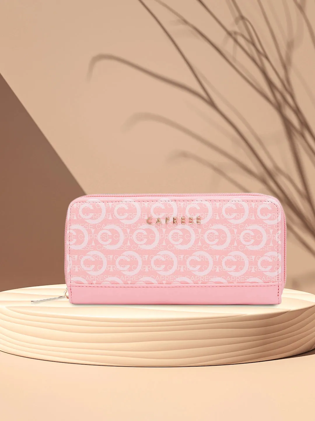 Caprese Cleo Wallet Medium Light Pink