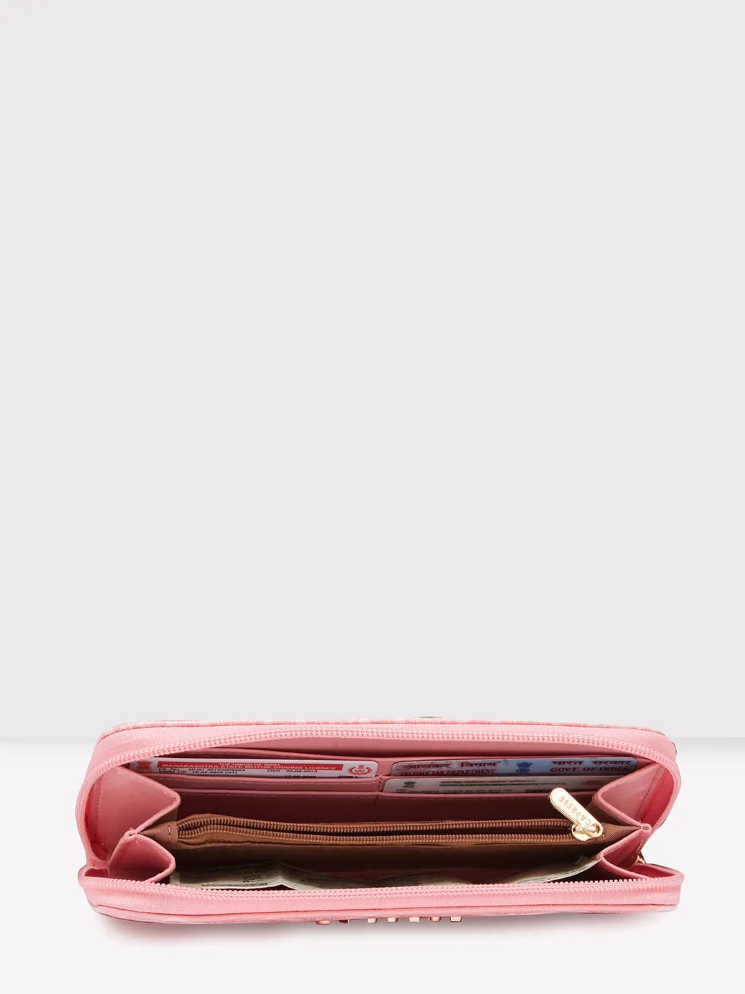 Caprese Cleo Wallet Medium Light Pink
