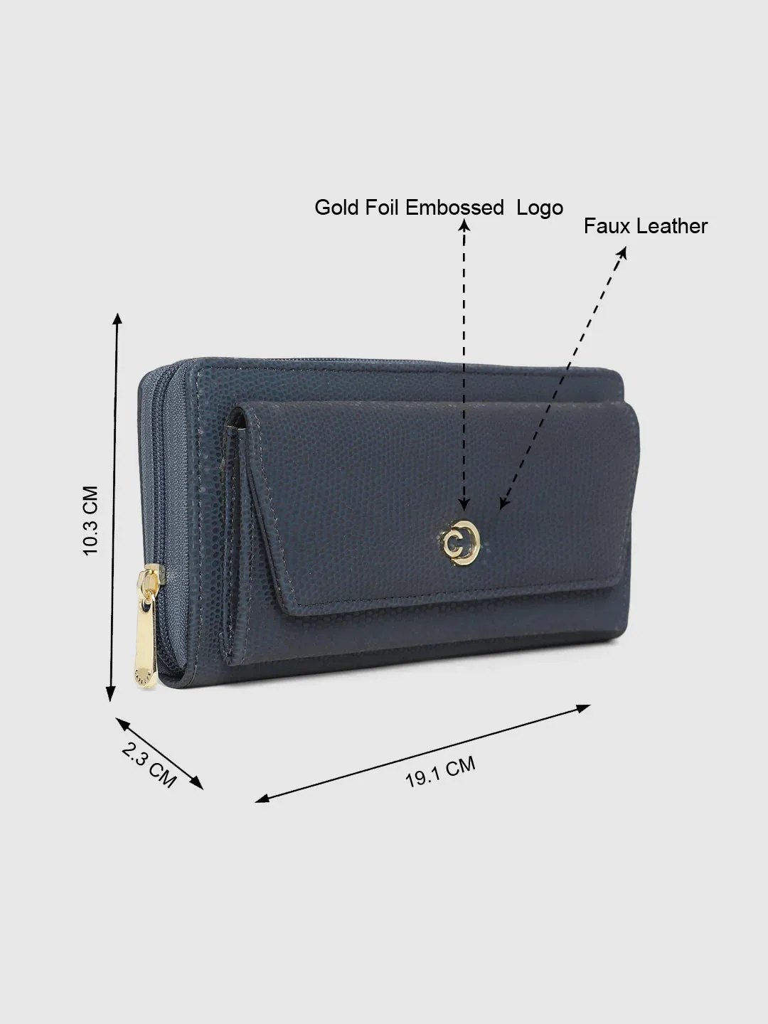 Caprese Ingrid Wallet Medium Navy