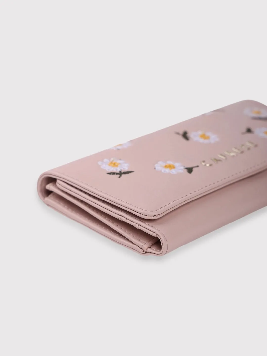 Caprese Kyle Falpover Wallet Medium Soft Pink