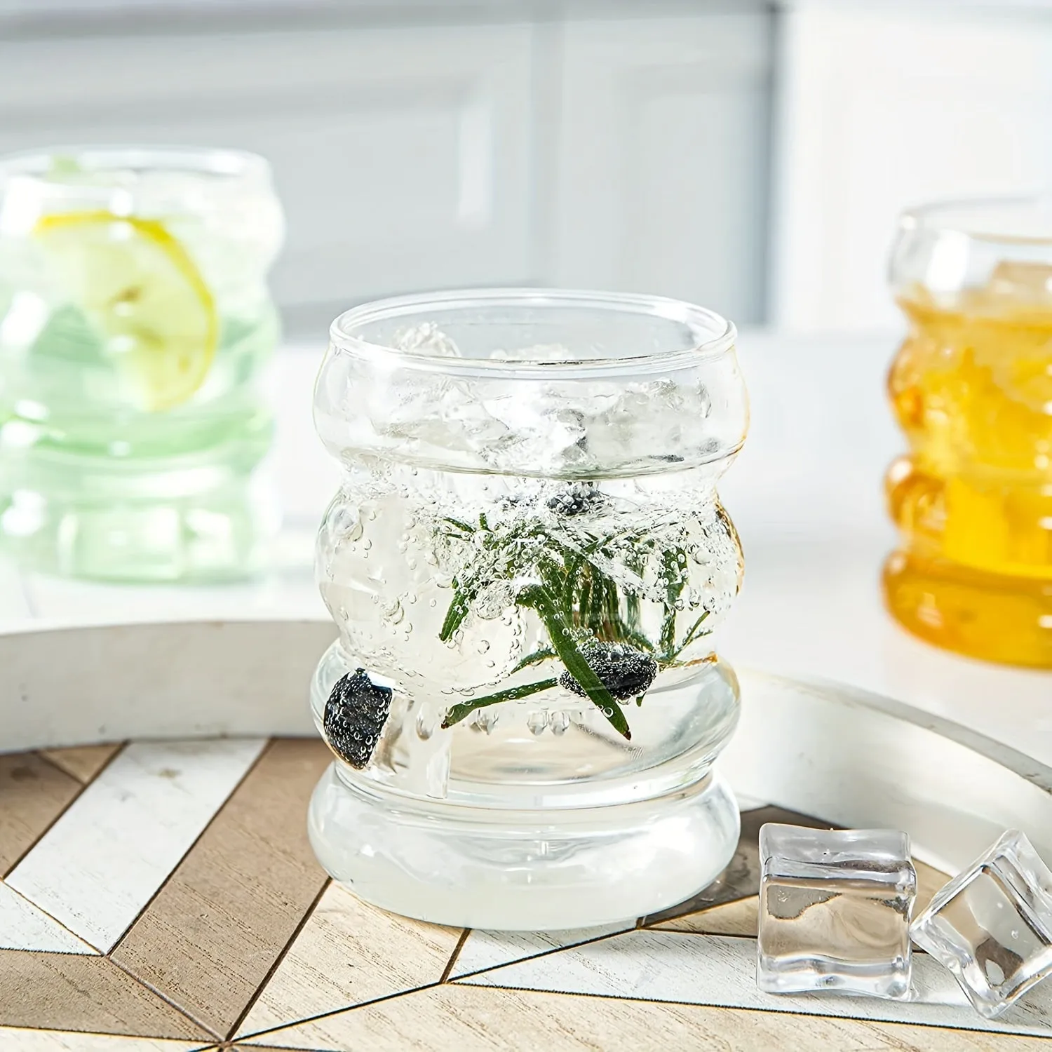 Catthemed Drinking Glasses with Straws 300ml  Perfect Gift