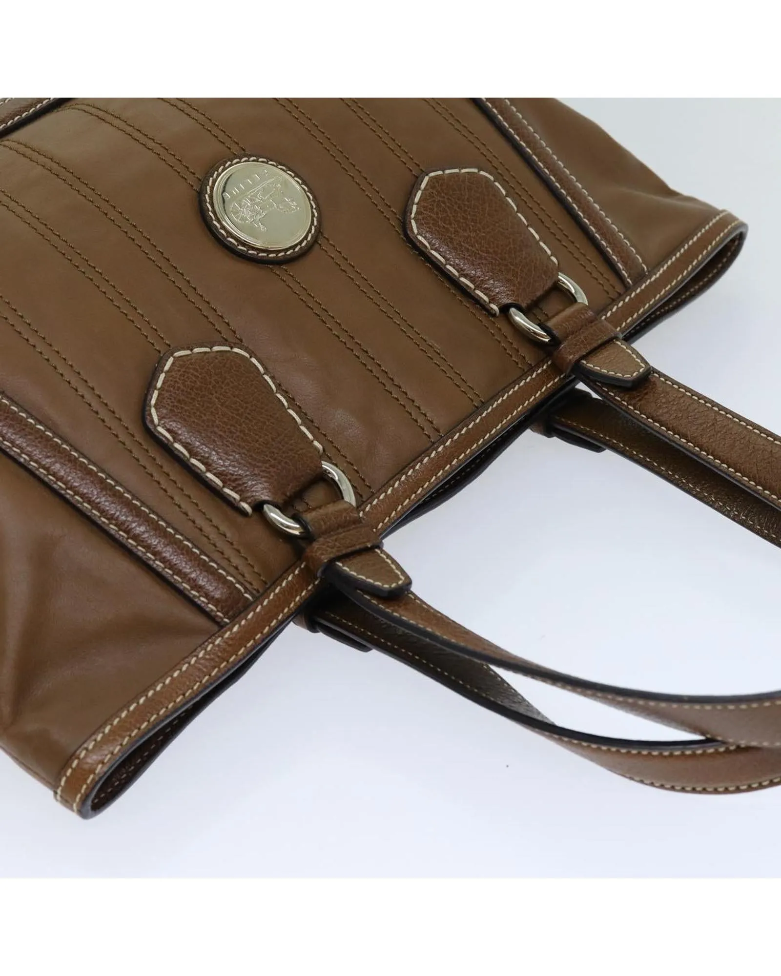 CELINE Cabas Phantom Tote Brown Leather Handbag