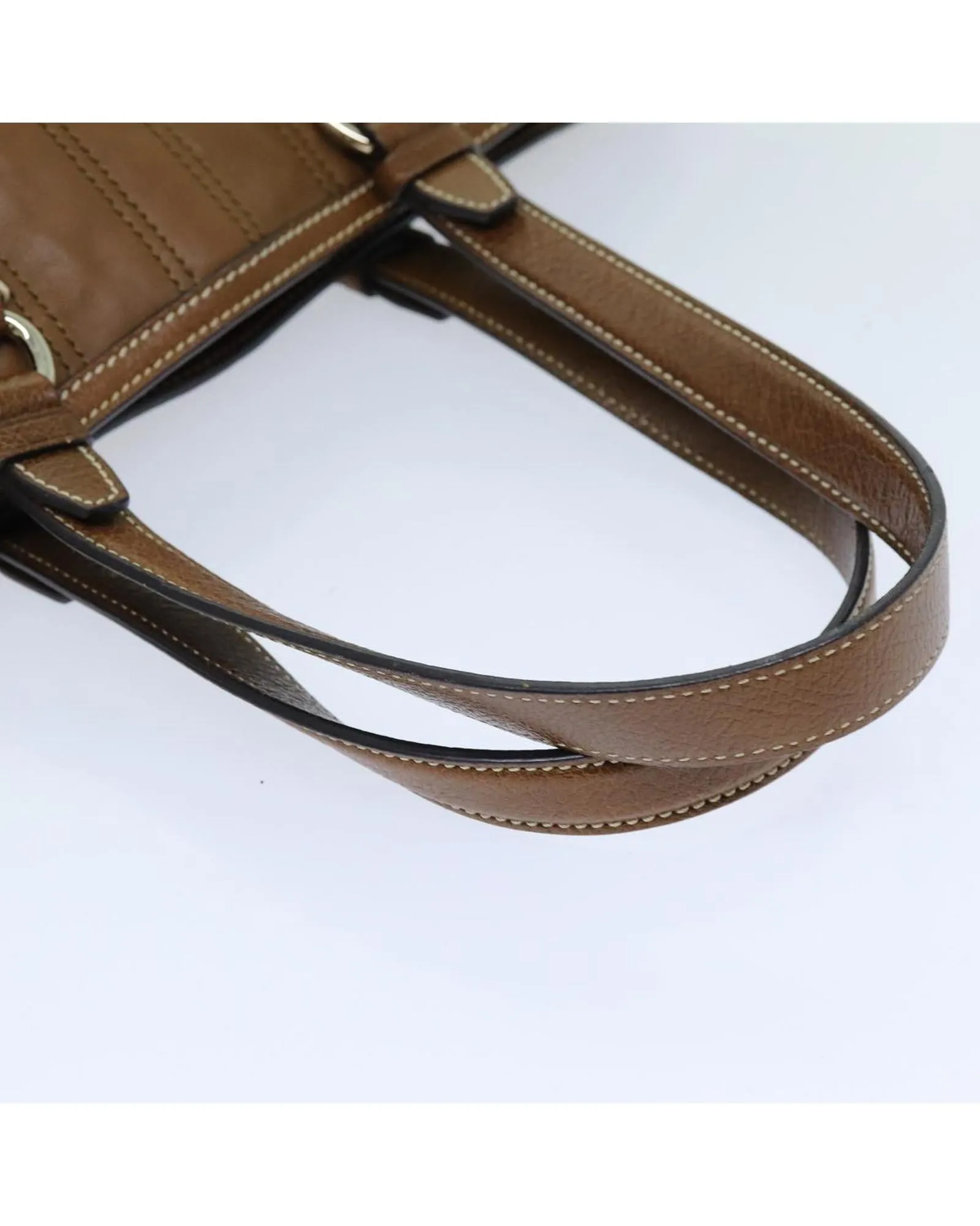 CELINE Cabas Phantom Tote Brown Leather Handbag