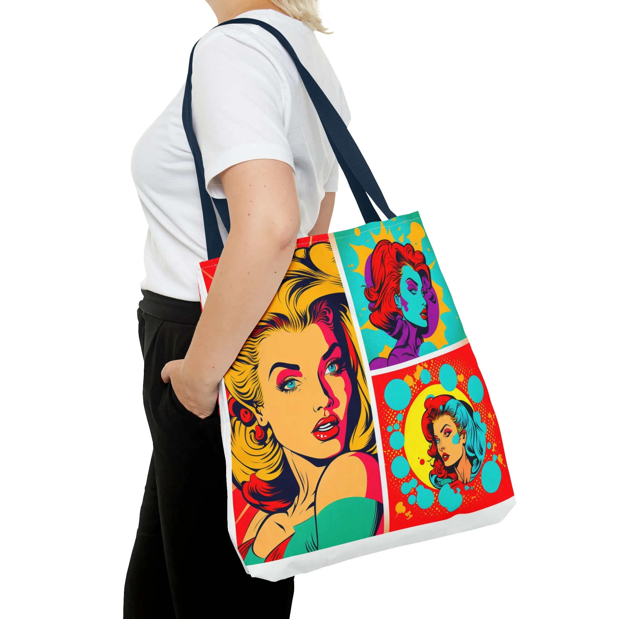 Comic girl Tote Bag