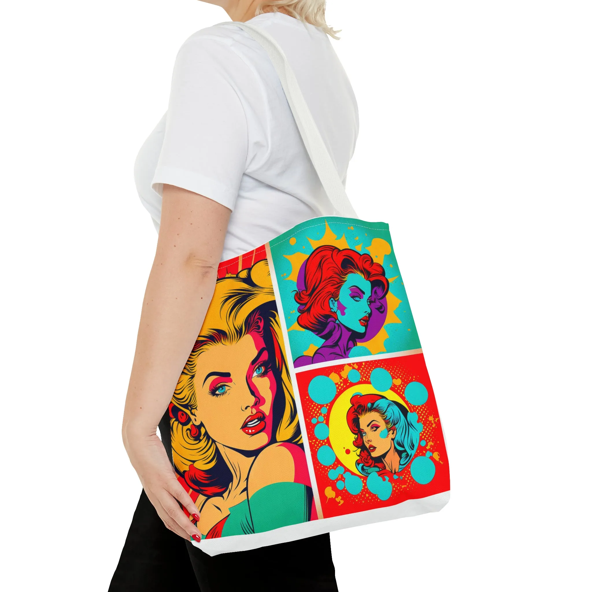 Comic girl Tote Bag