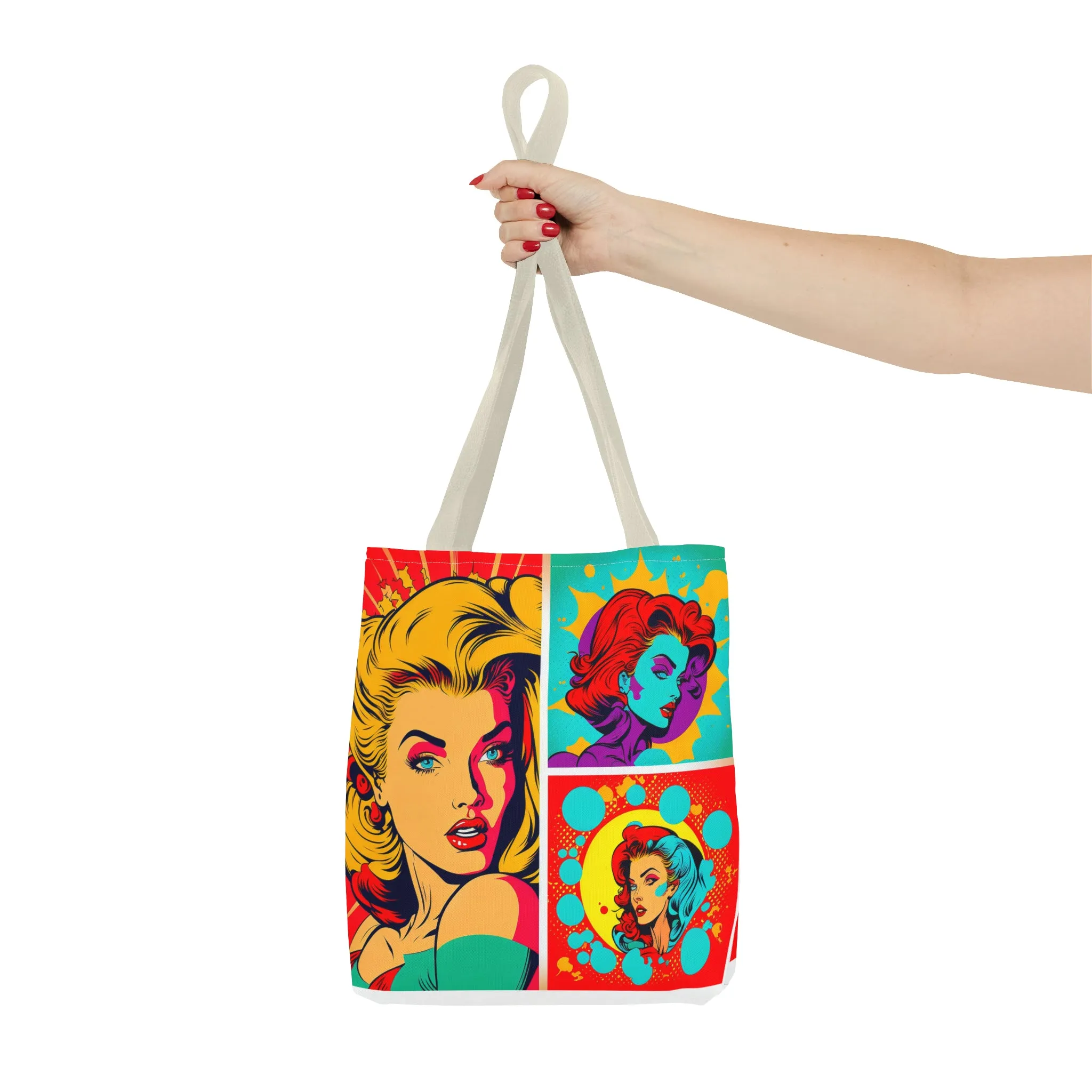 Comic girl Tote Bag