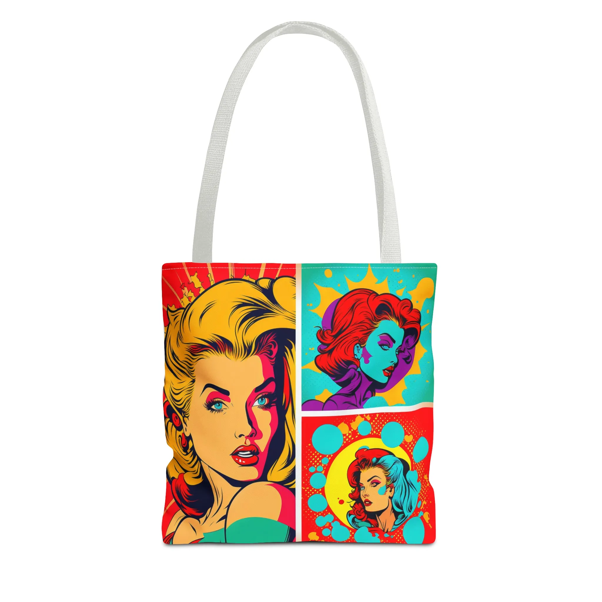 Comic girl Tote Bag