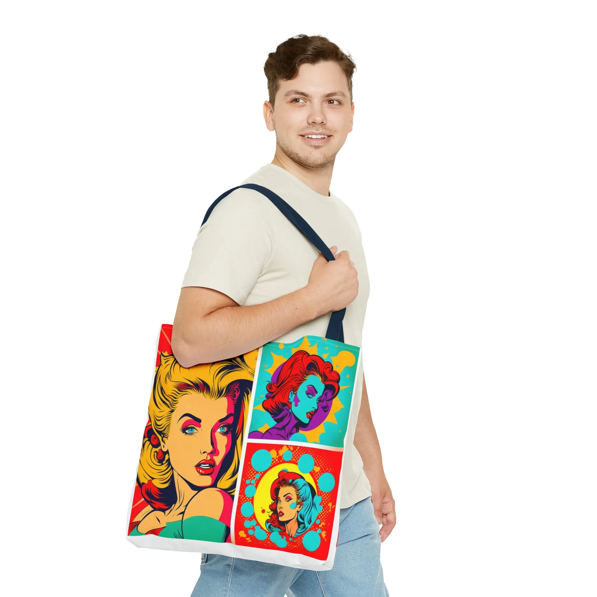 Comic girl Tote Bag