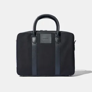 Computer Tote Black Canvas by Baron