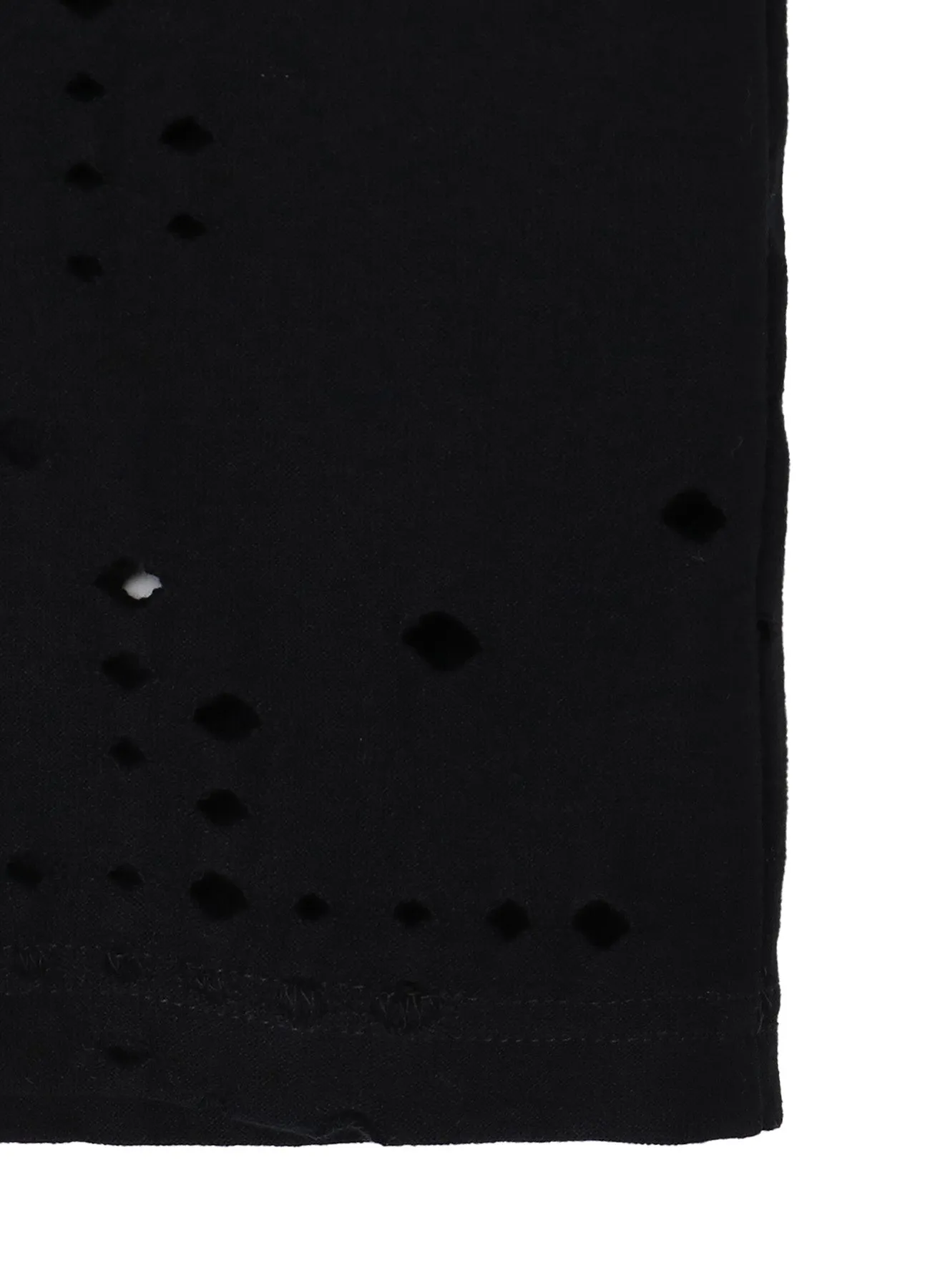 COTTON JERSEY HOLE DESIGN BIG T