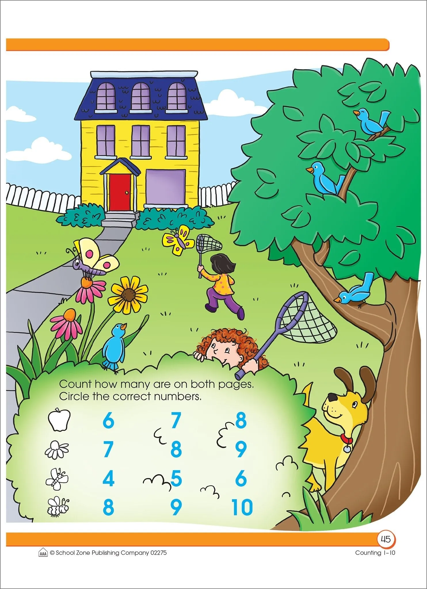 Counting 1-10 Workbook - Ages 3 to 5, Preschool to Kindergarten, Tracing, Identifying Numbers, Writing Numbers, Numerical Order, and More