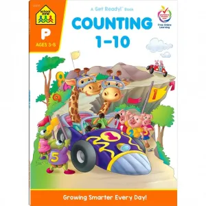 Counting 1-10 Workbook - Ages 3 to 5, Preschool to Kindergarten, Tracing, Identifying Numbers, Writing Numbers, Numerical Order, and More