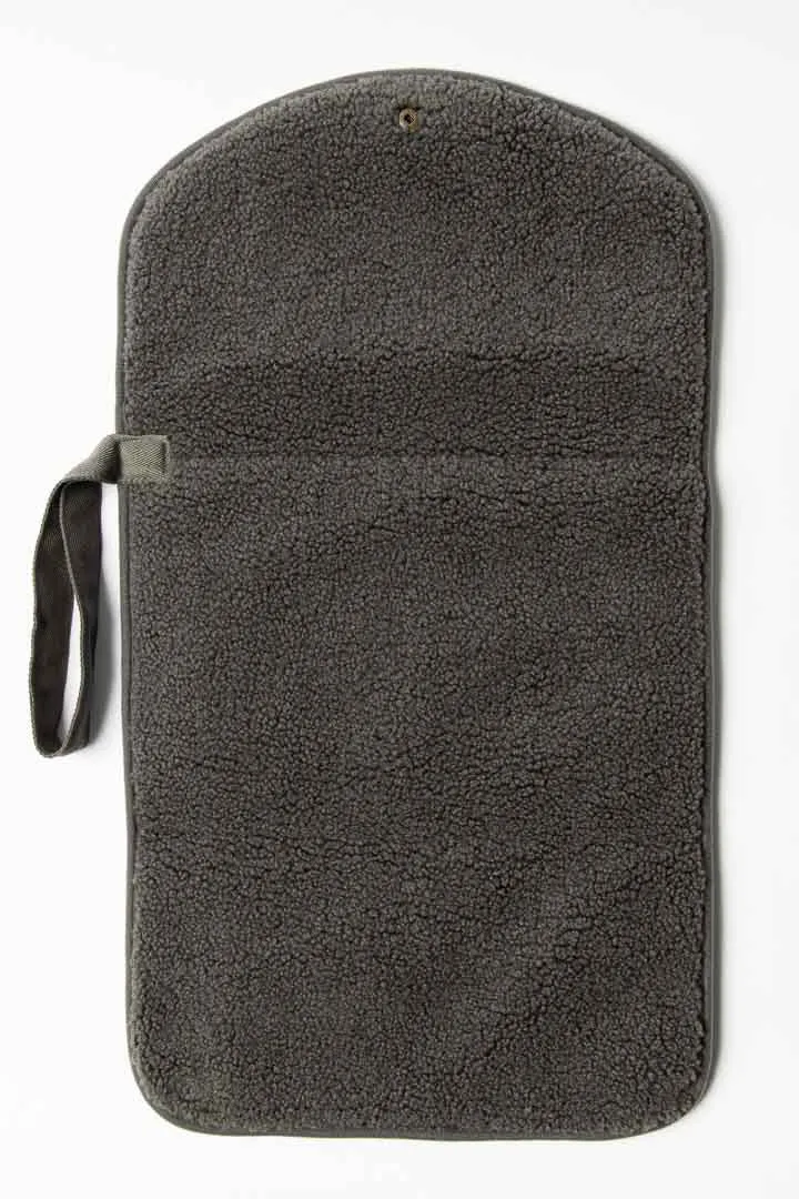 Dark Grey Teddy Changing Mat