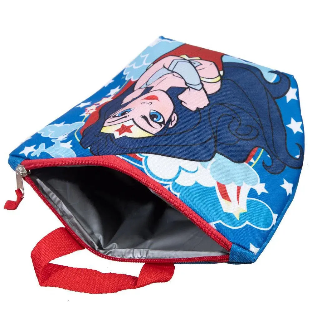DC Comics: Wonder Woman - Back to School Set - Bioworld - Backpack, Lunchbox, Water Bottle, Zip Case, Ice Pack