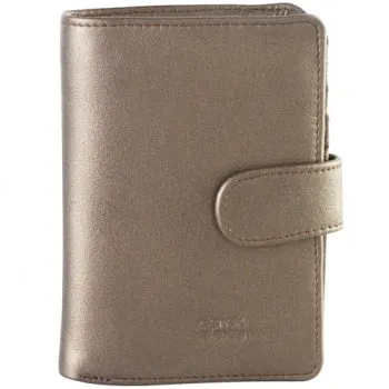 Derek Alexander Leather Ladies' Wallet with Wing & Tab Closure