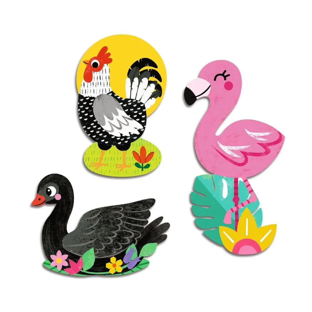 Djeco Stickers - Birds