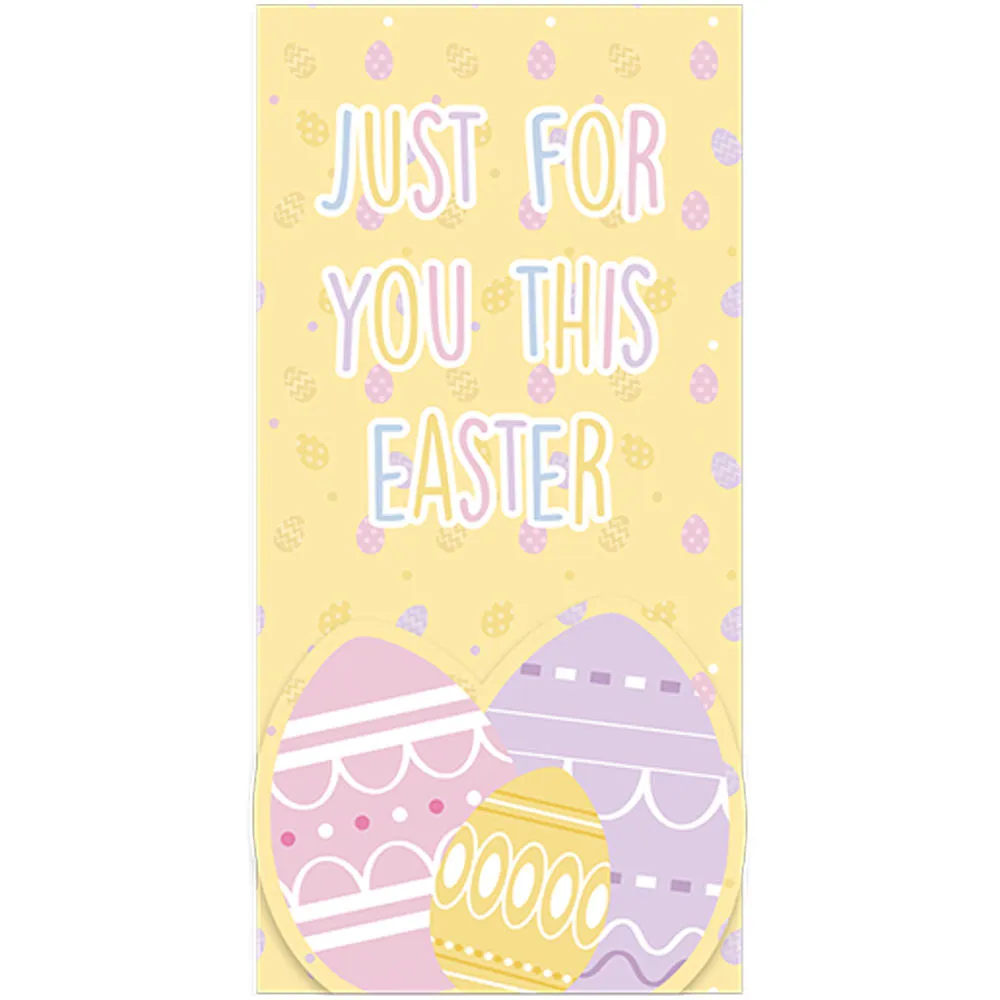 Easter Money Wallets - 4 Pack Gift Card Holder Present Cash Envelope Bunny Chick Rabbit Spring Celebration Event Supply
