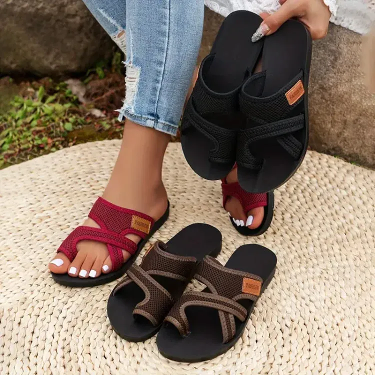 Ella - Perforated Mesh Sandals