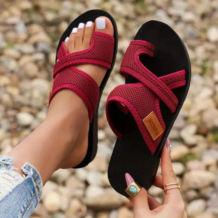 Ella - Perforated Mesh Sandals
