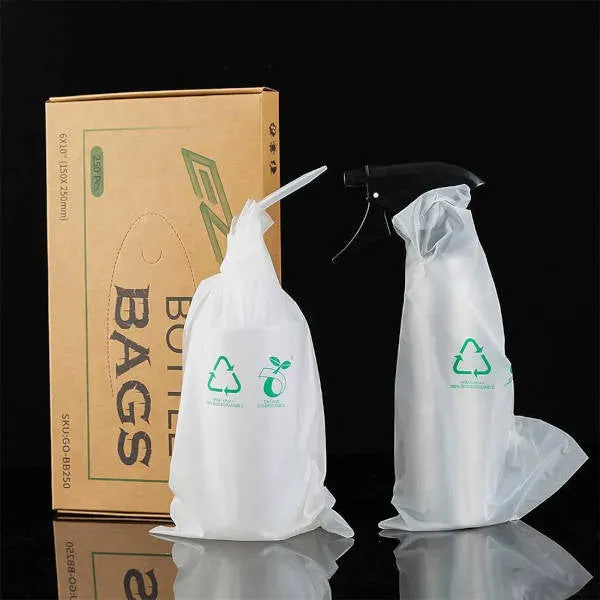 EZ Green Option Box of 250 Wash Bottle Bags