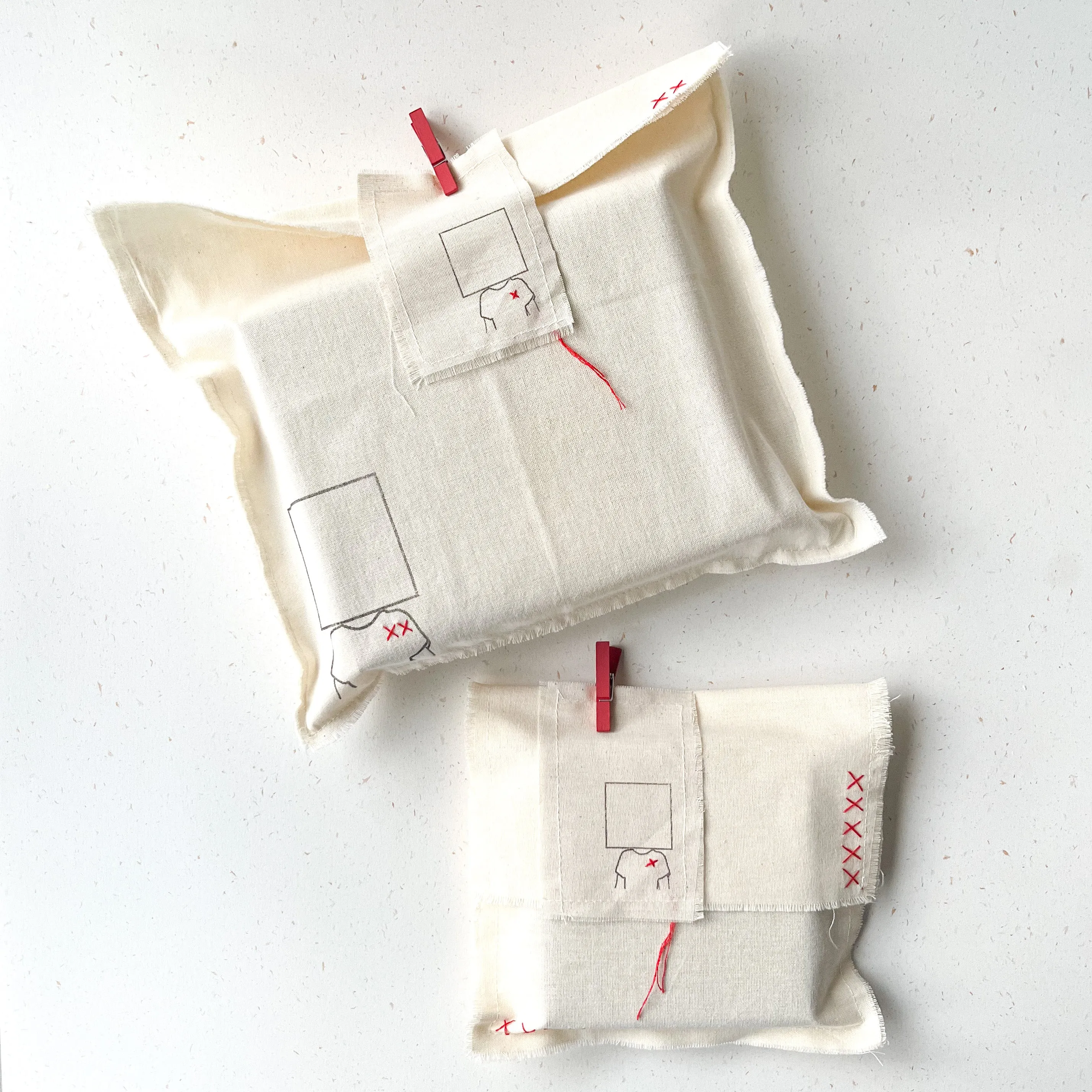 Fabric Gift bags - Set of 3