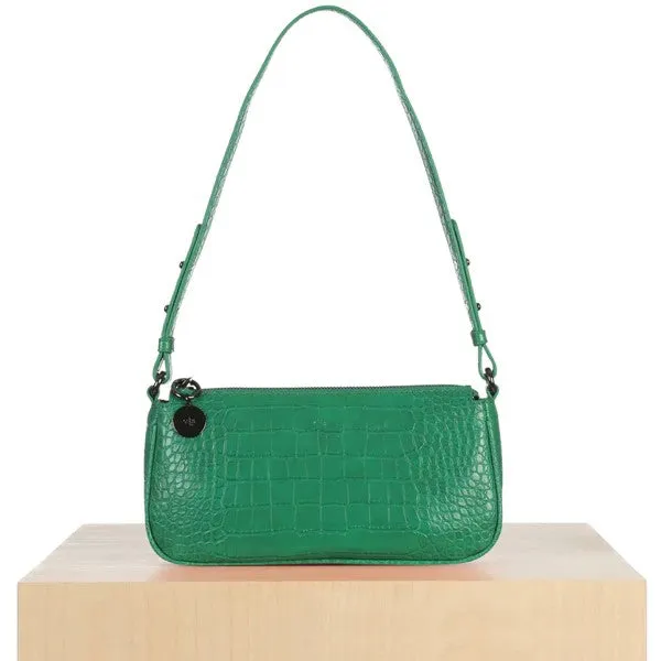 Fayette Bag (Green Croc)