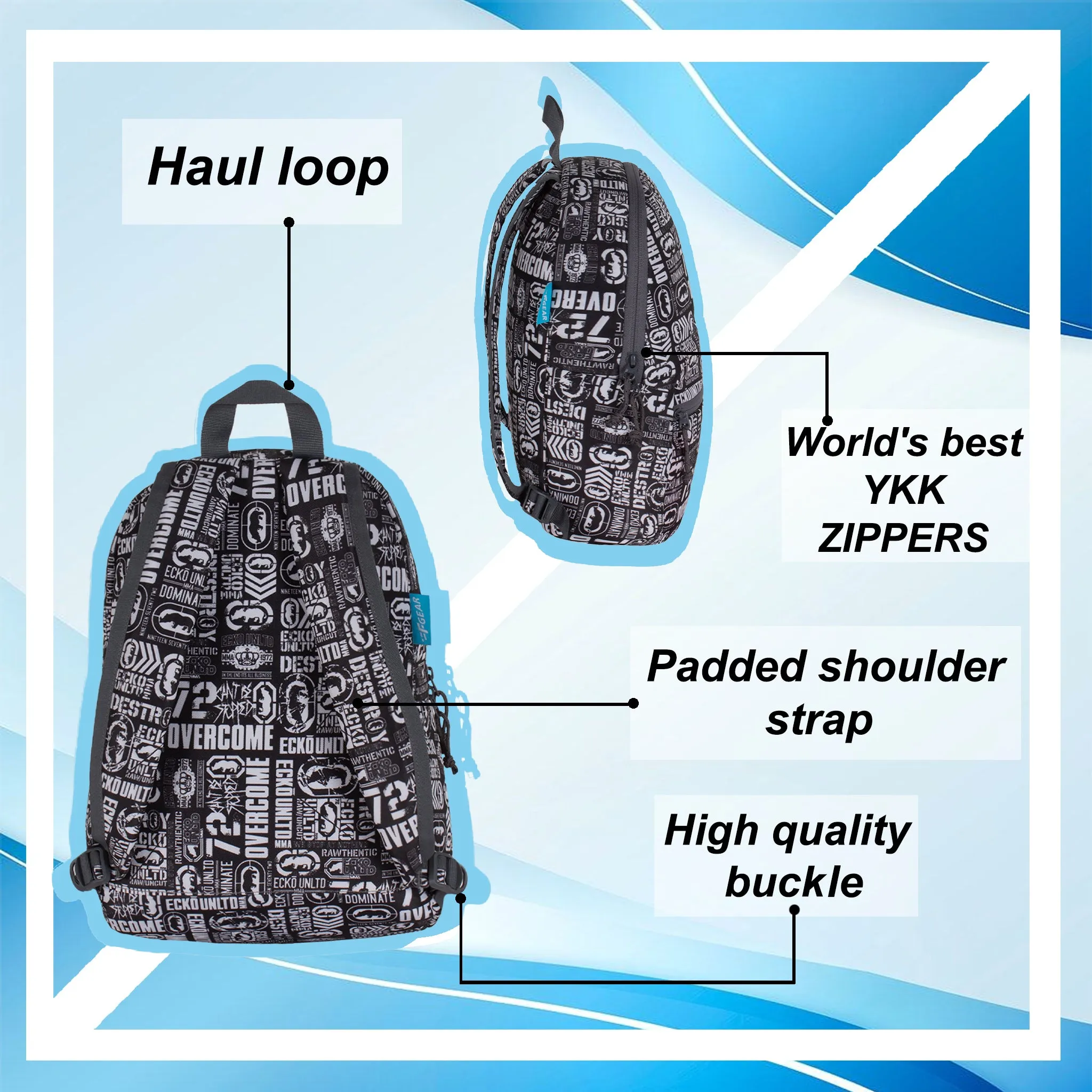 Ferris 7L P8 White Backpack