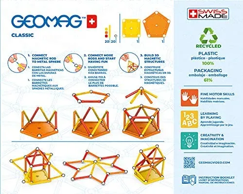 Geomag 383 Supercolor Recycled 42 pcs