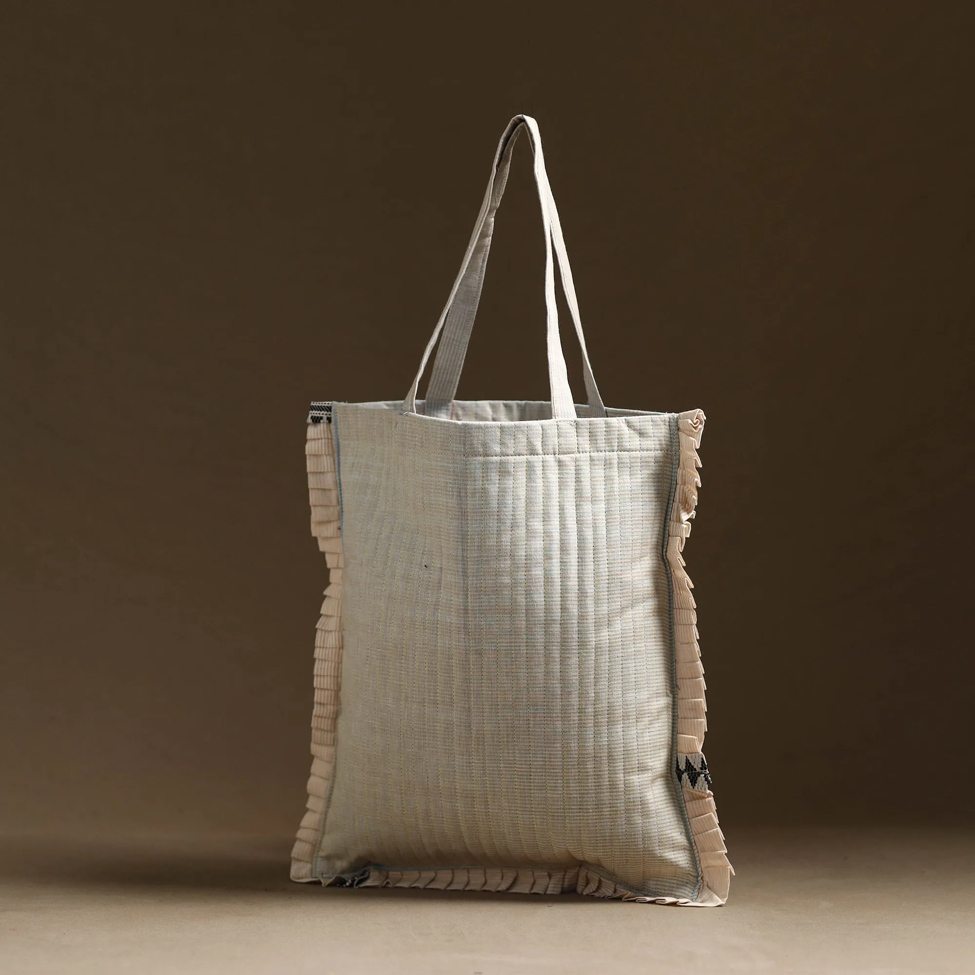Handcrafted Cotton Frill Jhola Bag 54