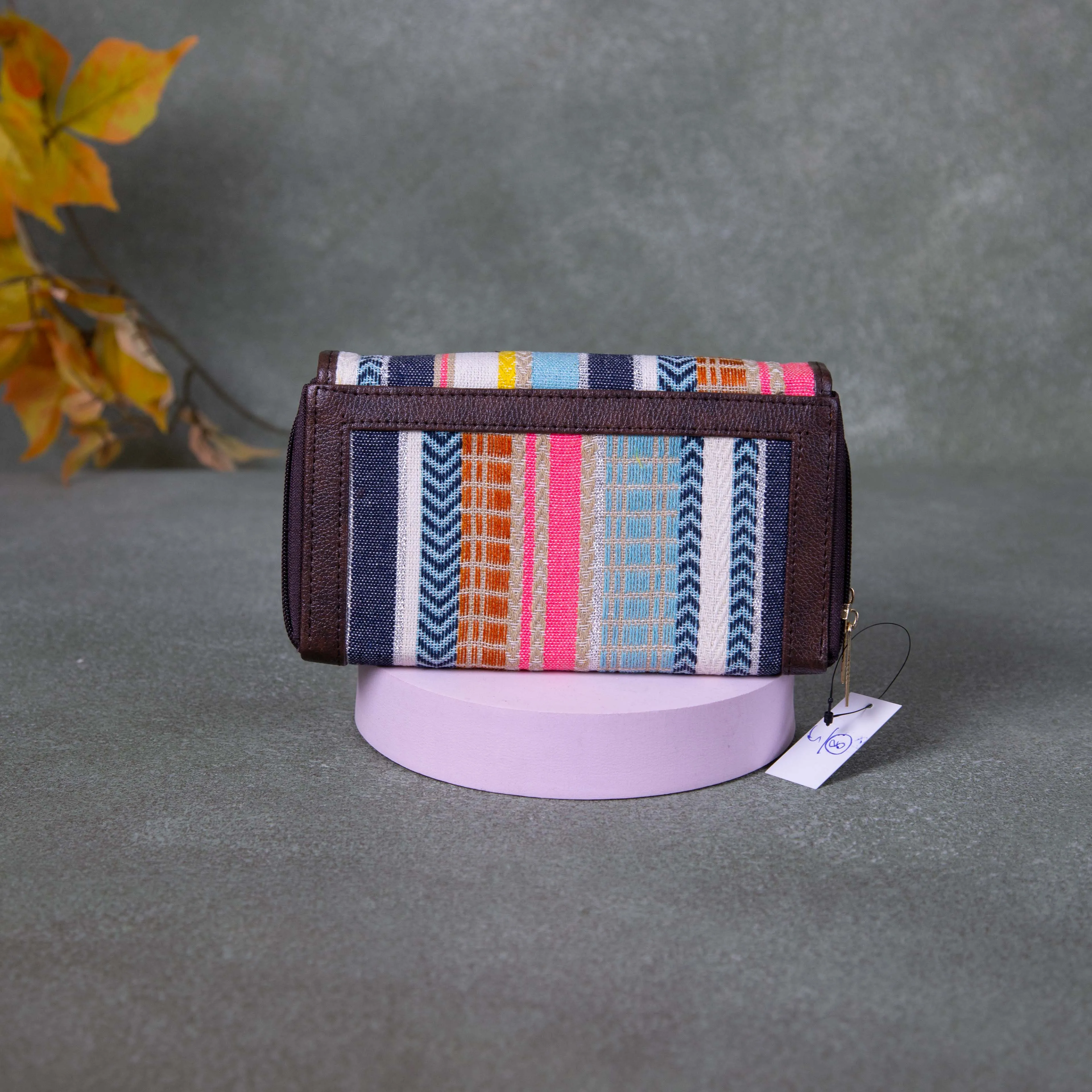 Handmade Wallets - Dual Zip Multi-Colour