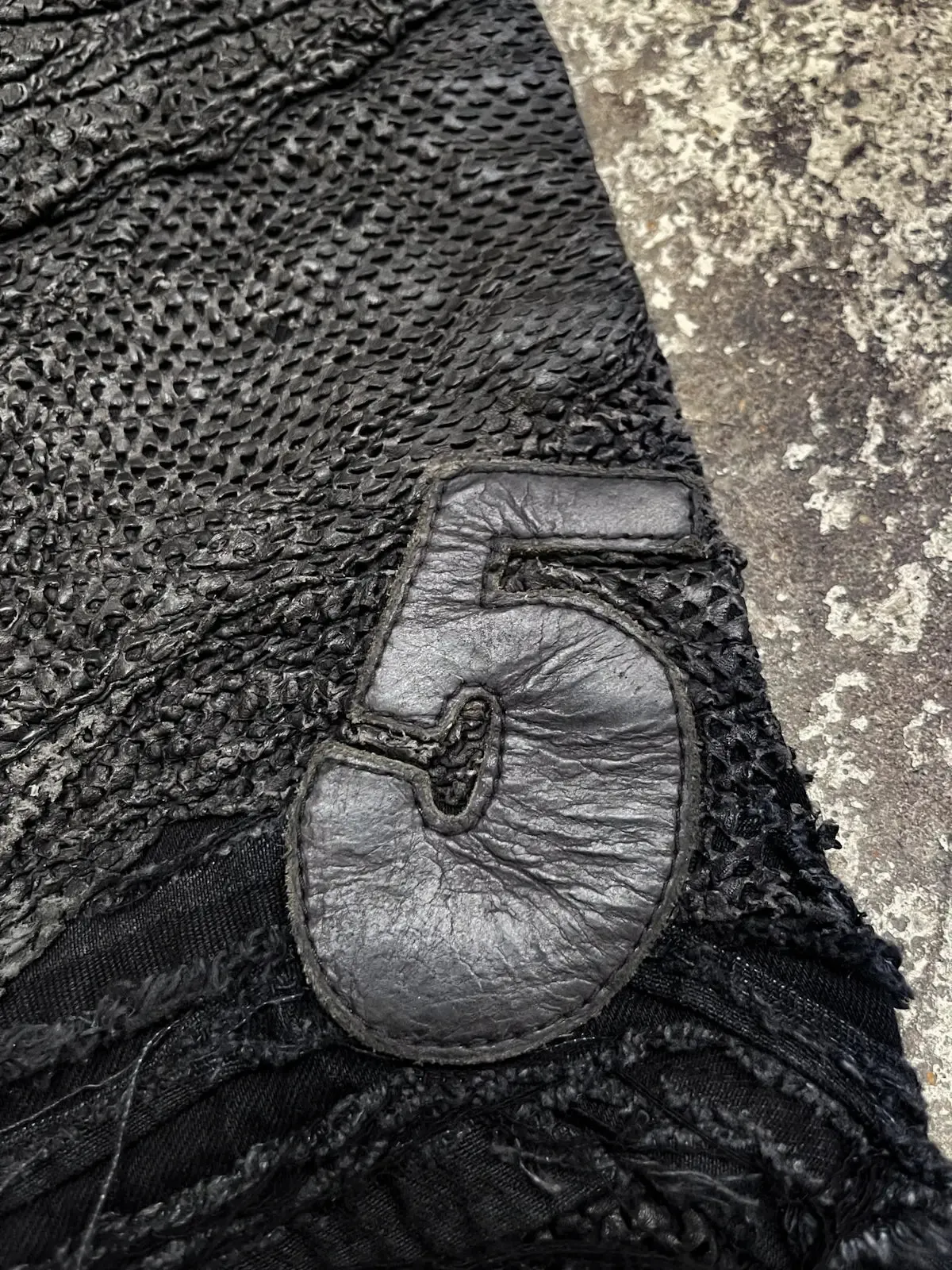 LAYERED LEATHER PERFORATED MAXIMUS