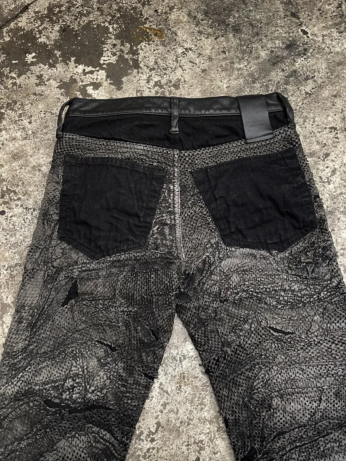 LAYERED LEATHER PERFORATED MAXIMUS