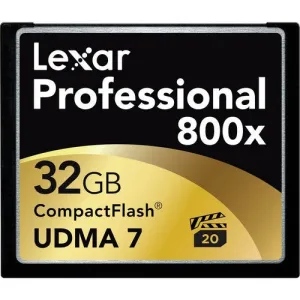 Lexar 800X 32GB Compact Flash Memory Card
