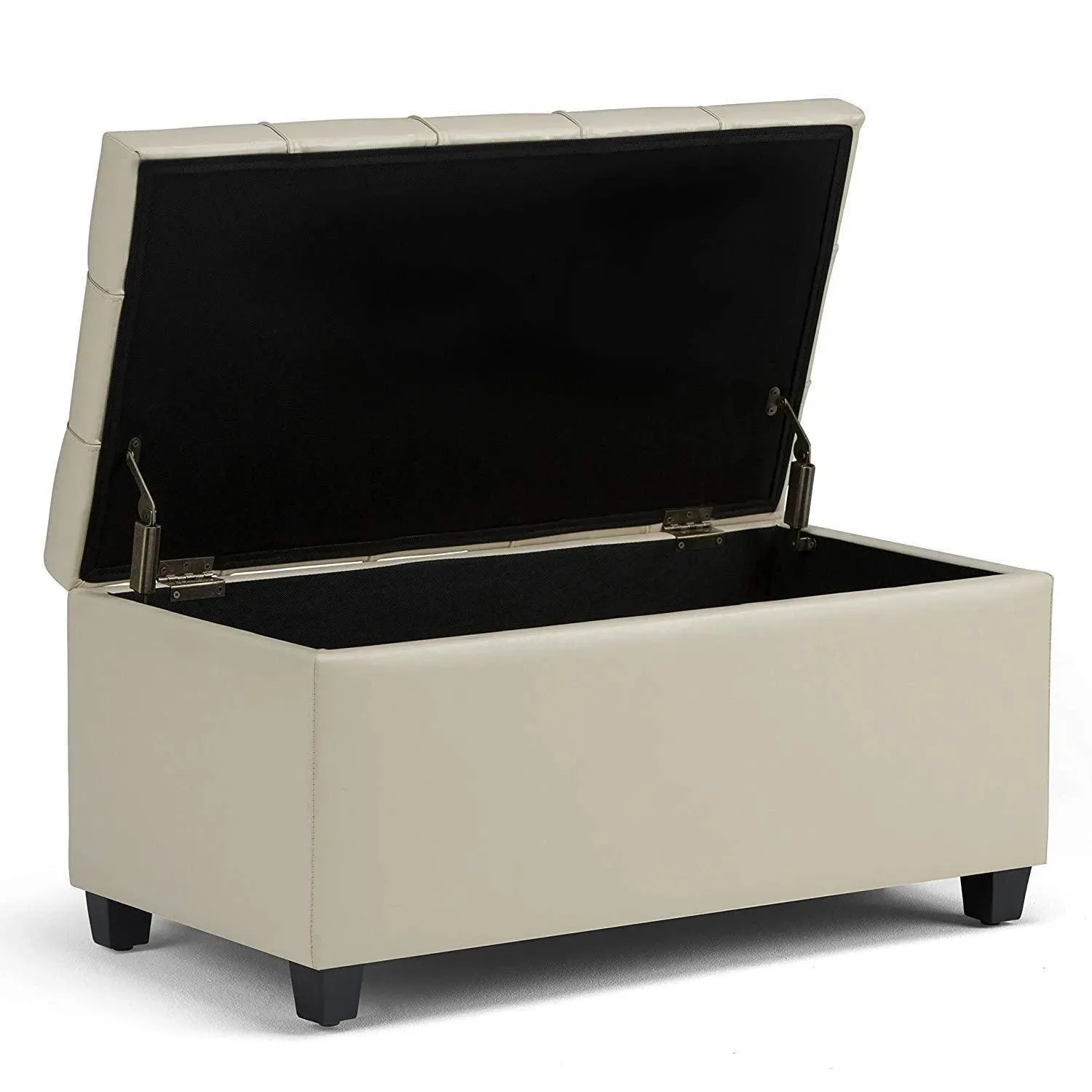 Luper Tufted Storage Bench Ottoman Pouffes with Storage
