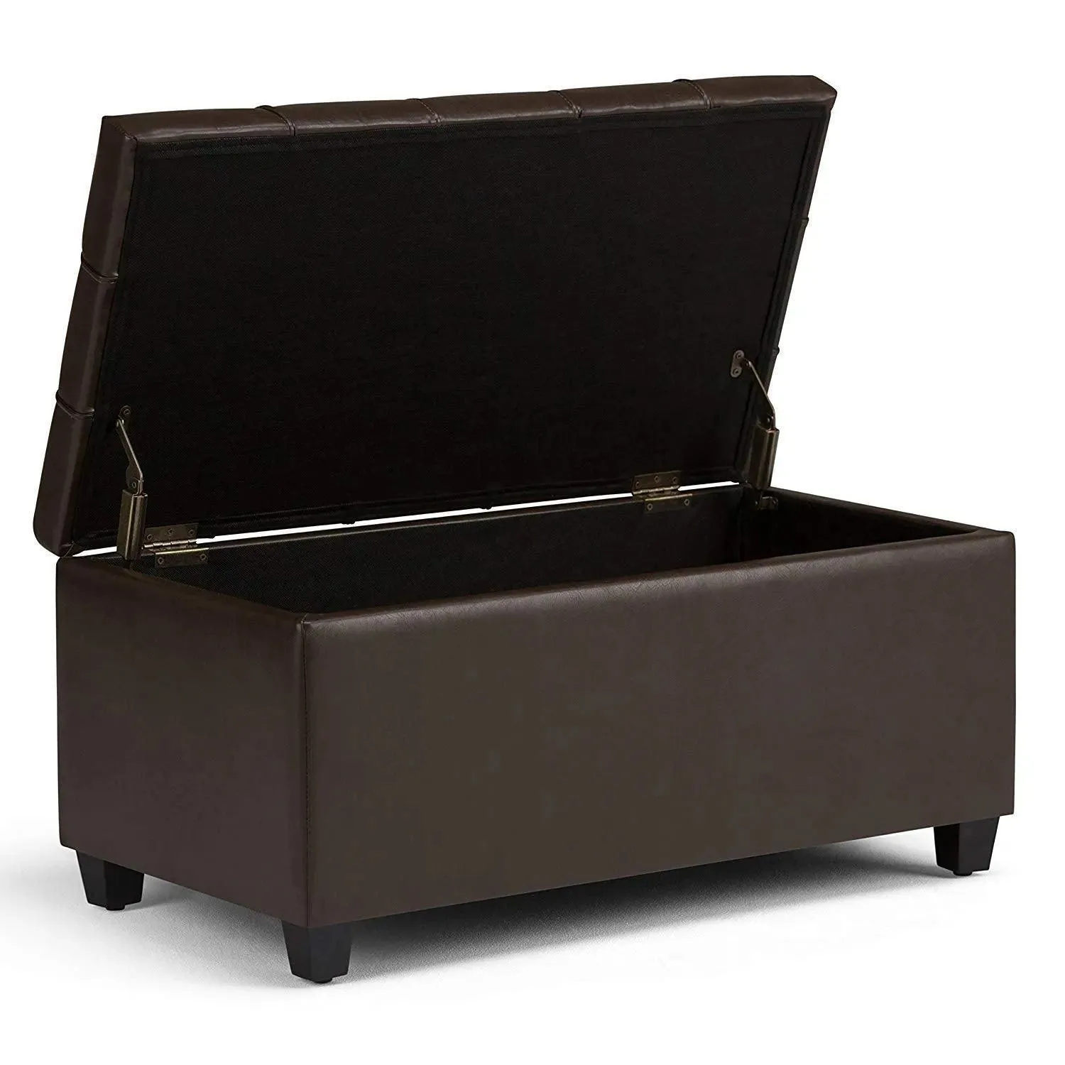 Luper Tufted Storage Bench Ottoman Pouffes with Storage