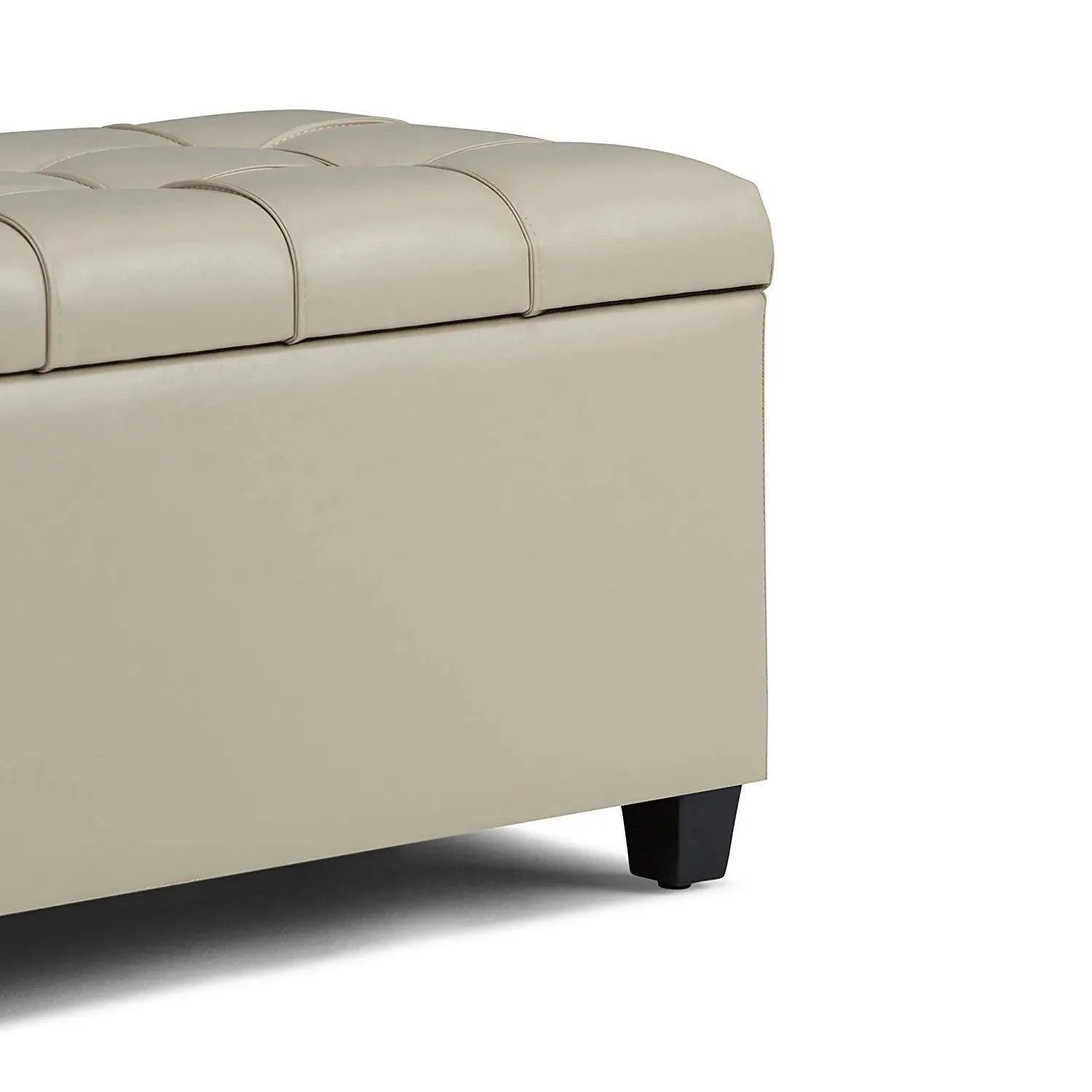Luper Tufted Storage Bench Ottoman Pouffes with Storage