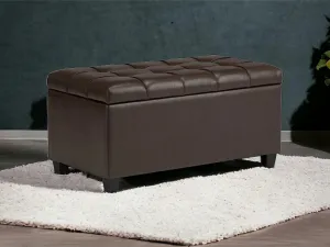 Luper Tufted Storage Bench Ottoman Pouffes with Storage