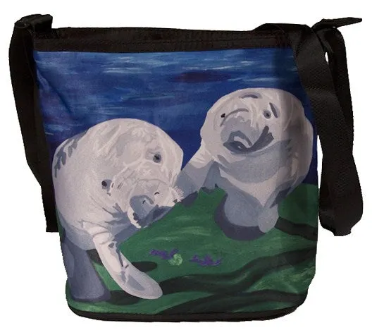 Manatee Kitten Cross Body Bag- Tanio Curiosity